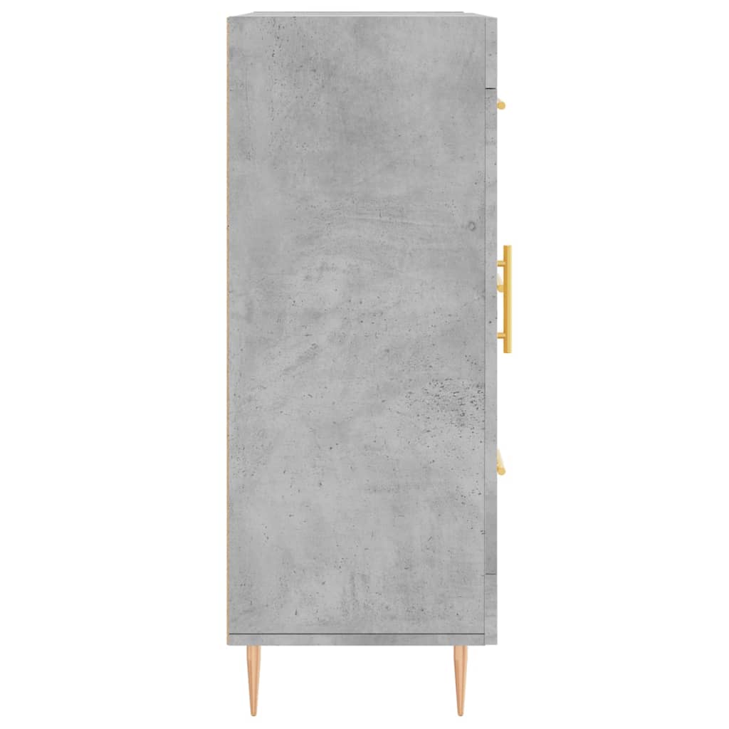 Sideboard Betongrau 69,5x34x90 cm Holzwerkstoff - Pazzar.ch