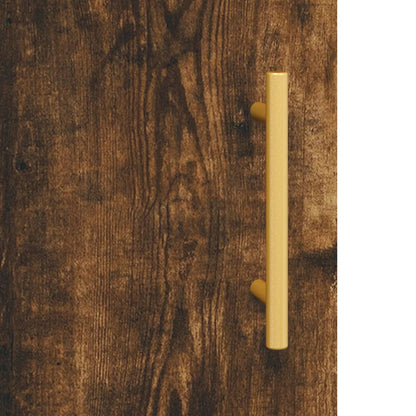 Sideboard Räuchereiche 69,5x34x90 cm Holzwerkstoff - Pazzar.ch