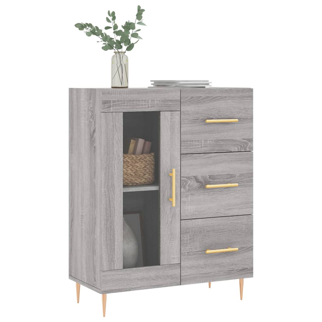 Sideboard Grau Sonoma 69,5x34x90 cm Holzwerkstoff - Pazzar.ch