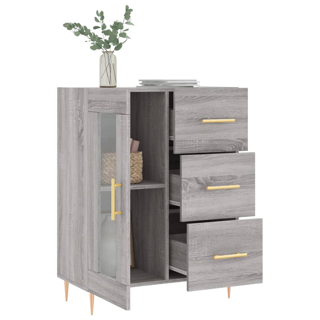 Sideboard Grau Sonoma 69,5x34x90 cm Holzwerkstoff - Pazzar.ch