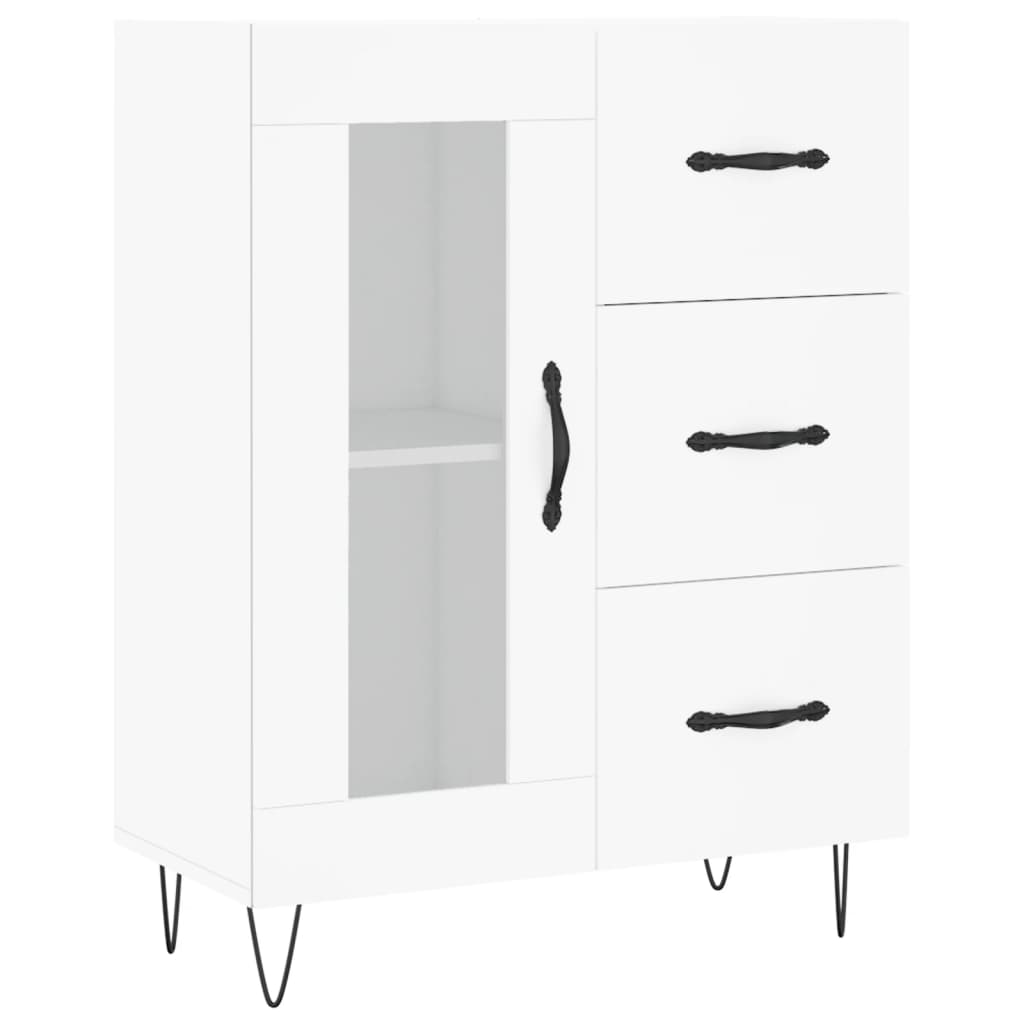 Sideboard Weiß 69,5x34x90 cm Holzwerkstoff - Pazzar.ch