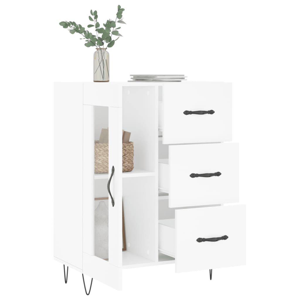 Sideboard Weiß 69,5x34x90 cm Holzwerkstoff - Pazzar.ch