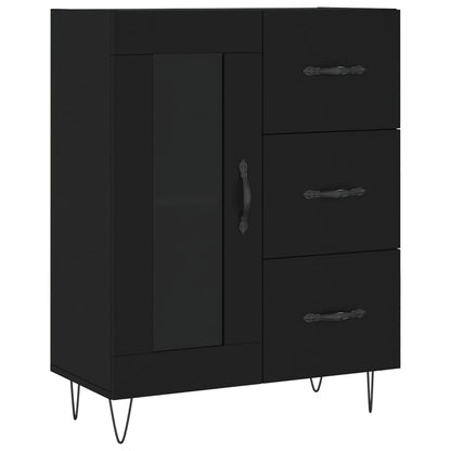 Sideboard Schwarz 69,5x34x90 cm Holzwerkstoff - Pazzar.ch