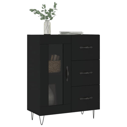 Sideboard Schwarz 69,5x34x90 cm Holzwerkstoff - Pazzar.ch