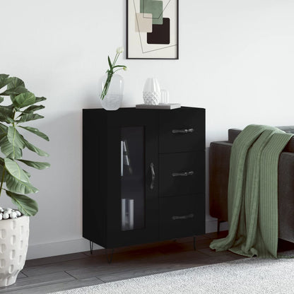 Sideboard Schwarz 69,5x34x90 cm Holzwerkstoff - Pazzar.ch
