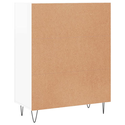 Sideboard Hochglanz-Weiß 69,5x34x90 cm Holzwerkstoff - Pazzar.ch