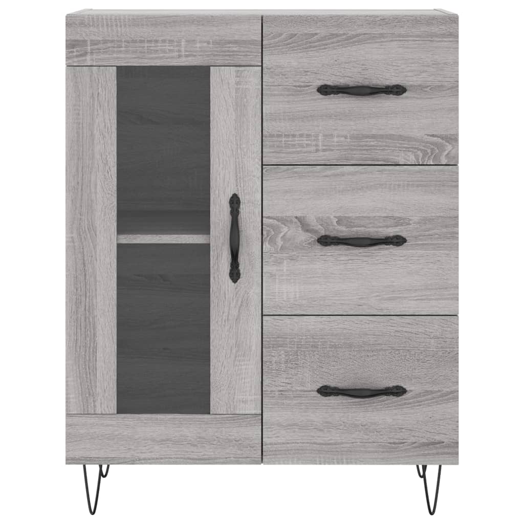 Sideboard Grau Sonoma 69,5x34x90 cm Holzwerkstoff - Pazzar.ch