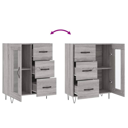Sideboard Grau Sonoma 69,5x34x90 cm Holzwerkstoff - Pazzar.ch