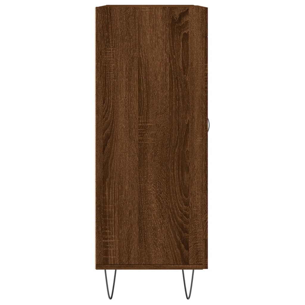 Sideboard Braun Eichen-Optik 69,5x34x90 cm Holzwerkstoff - Pazzar.ch