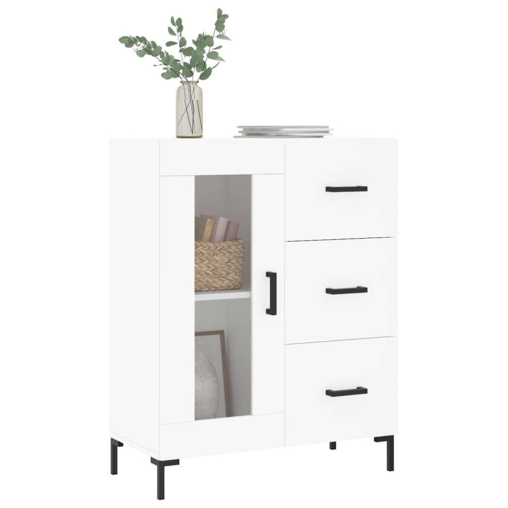 Sideboard Weiß 69,5x34x90 cm Holzwerkstoff - Pazzar.ch