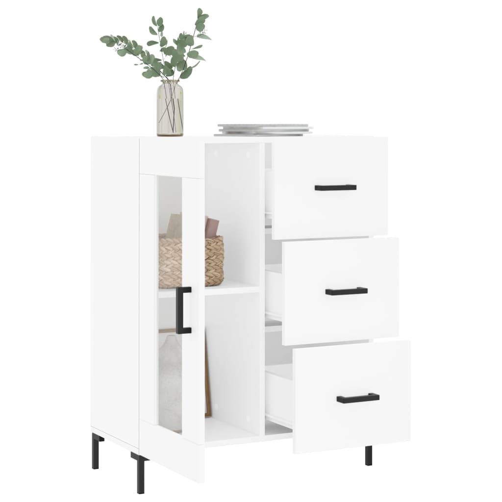 Sideboard Weiß 69,5x34x90 cm Holzwerkstoff - Pazzar.ch