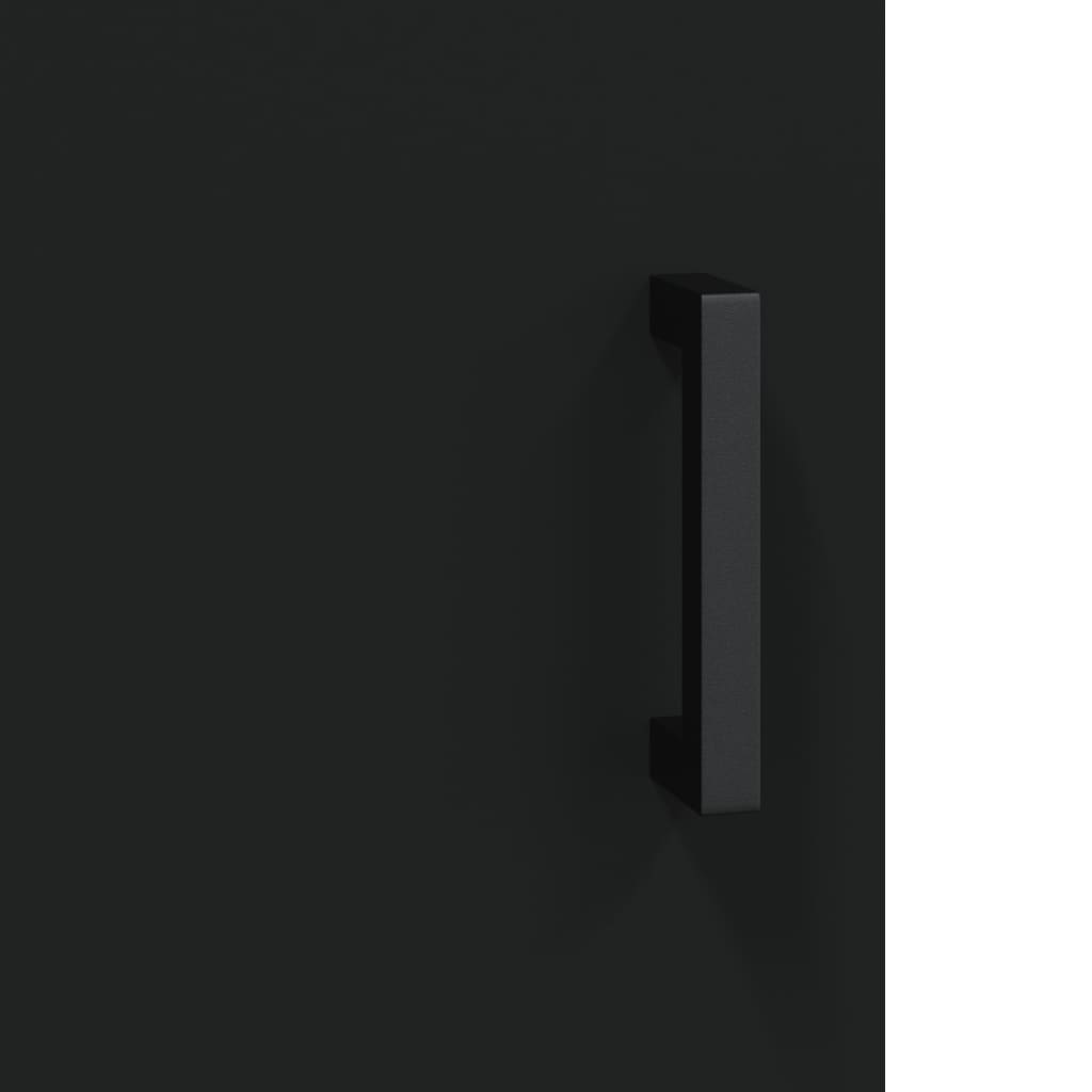 Sideboard Schwarz 69,5x34x90 cm Holzwerkstoff - Pazzar.ch