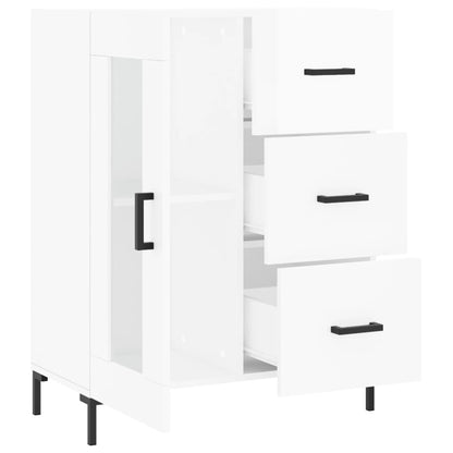 Sideboard Hochglanz-Weiß 69,5x34x90 cm Holzwerkstoff - Pazzar.ch