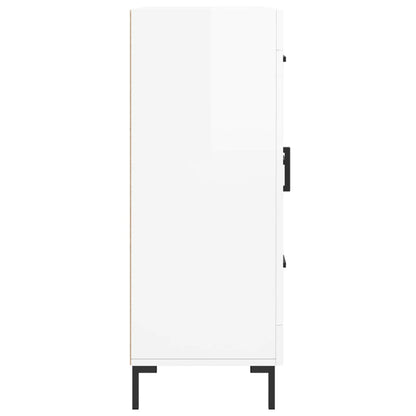 Sideboard Hochglanz-Weiß 69,5x34x90 cm Holzwerkstoff - Pazzar.ch
