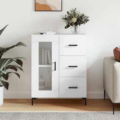 Sideboard Hochglanz-Weiß 69,5x34x90 cm Holzwerkstoff - Pazzar.ch