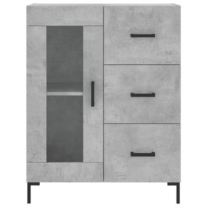 Sideboard Betongrau 69,5x34x90 cm Holzwerkstoff - Pazzar.ch