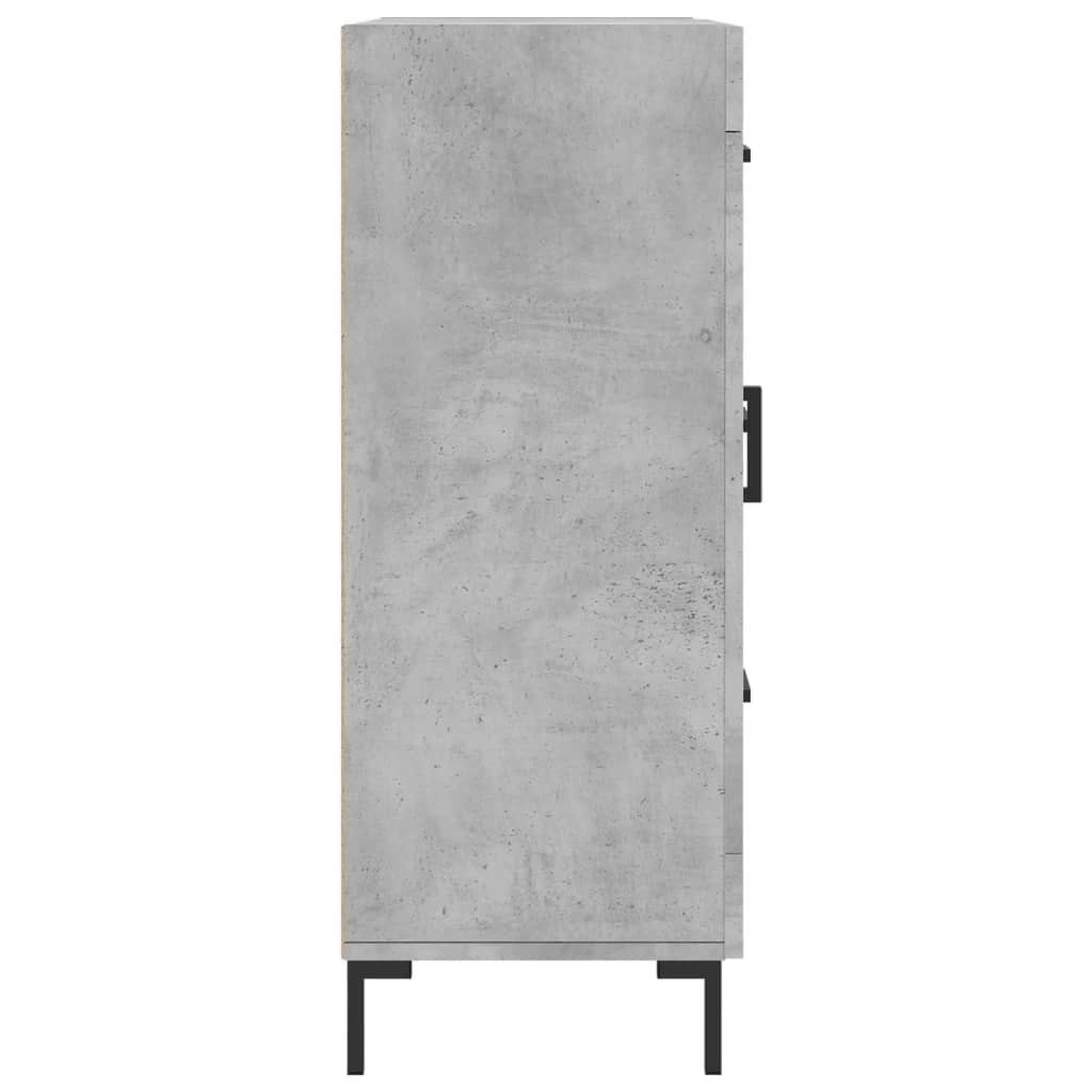 Sideboard Betongrau 69,5x34x90 cm Holzwerkstoff - Pazzar.ch