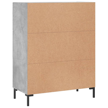 Sideboard Betongrau 69,5x34x90 cm Holzwerkstoff - Pazzar.ch