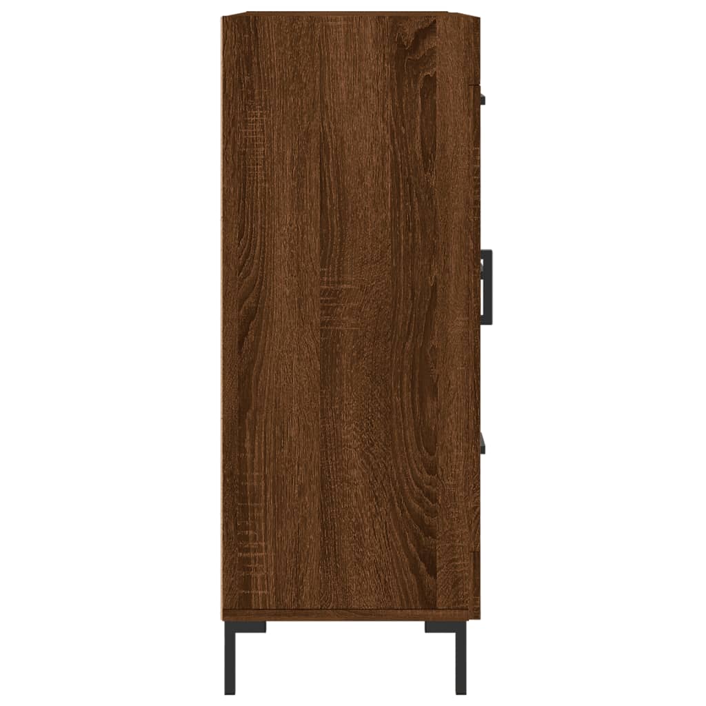 Sideboard Braun Eichen-Optik 69,5x34x90 cm Holzwerkstoff - Pazzar.ch