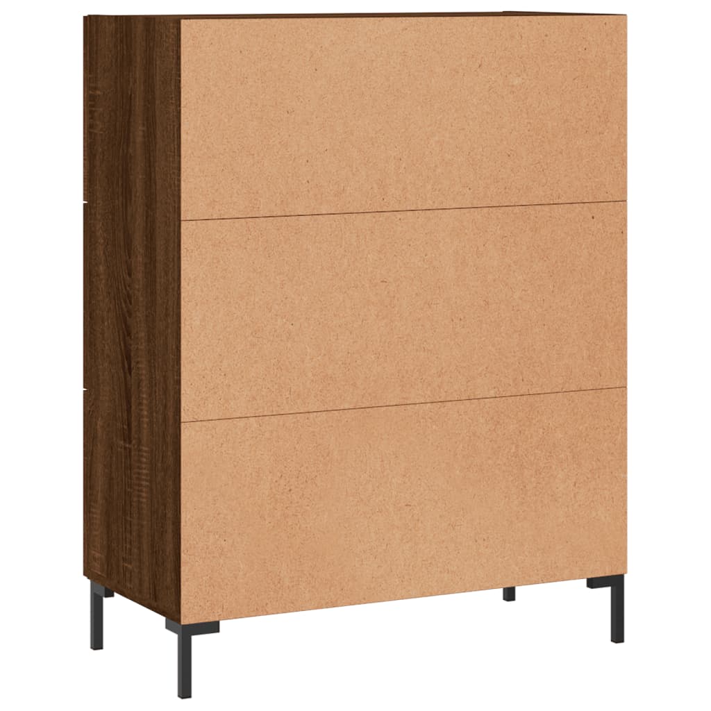 Sideboard Braun Eichen-Optik 69,5x34x90 cm Holzwerkstoff - Pazzar.ch