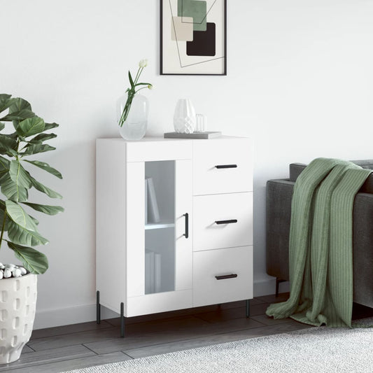 Sideboard Weiß 69,5x34x90 cm Holzwerkstoff - Pazzar.ch