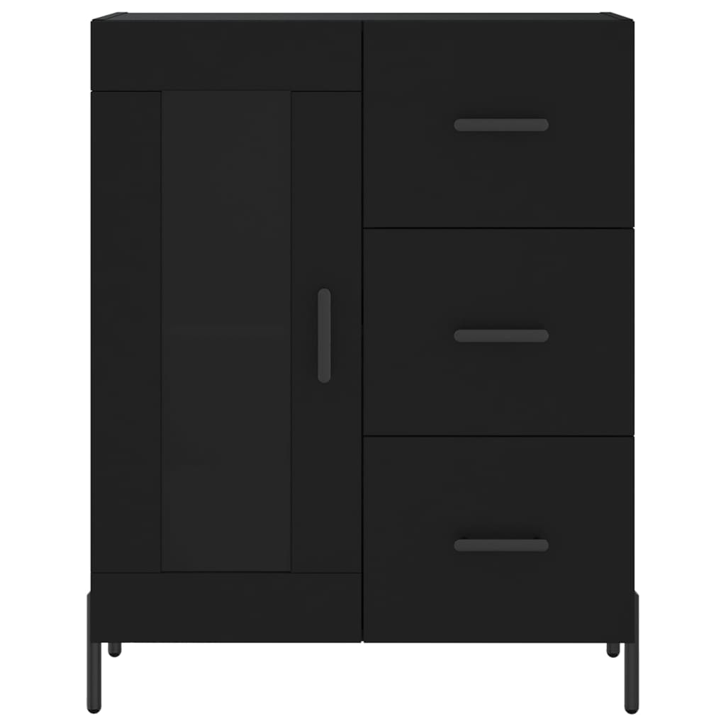 Sideboard Schwarz 69,5x34x90 cm Holzwerkstoff - Pazzar.ch