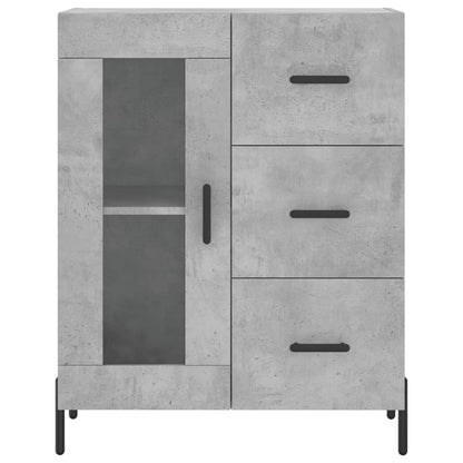 Sideboard Betongrau 69,5x34x90 cm Holzwerkstoff - Pazzar.ch