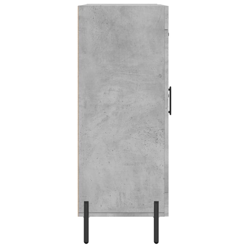 Sideboard Betongrau 69,5x34x90 cm Holzwerkstoff - Pazzar.ch