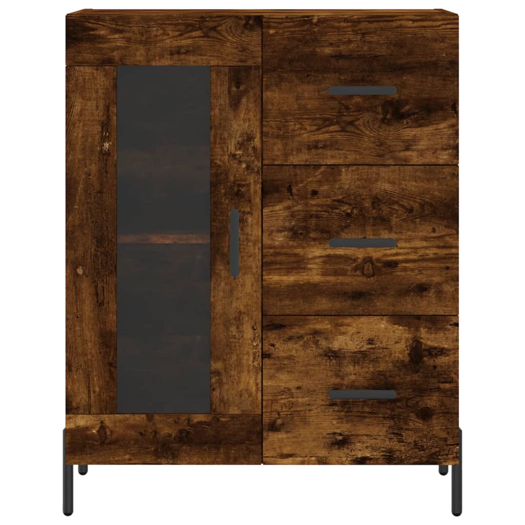 Sideboard Räuchereiche 69,5x34x90 cm Holzwerkstoff - Pazzar.ch