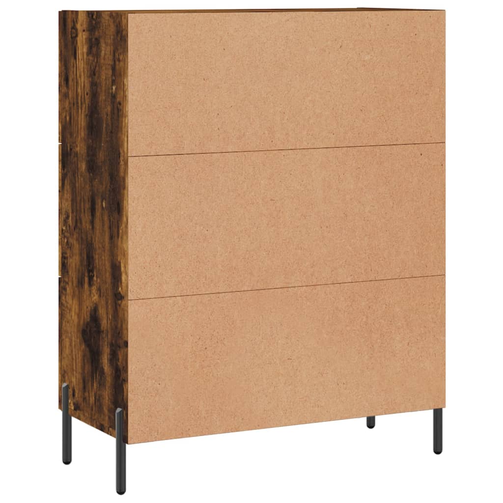 Sideboard Räuchereiche 69,5x34x90 cm Holzwerkstoff - Pazzar.ch