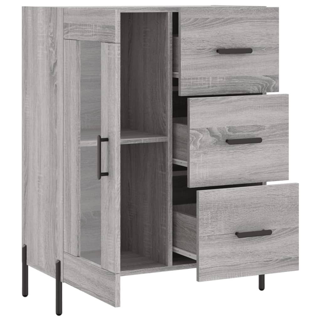 Sideboard Grau Sonoma 69,5x34x90 cm Holzwerkstoff - Pazzar.ch