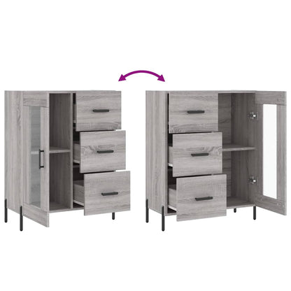 Sideboard Grau Sonoma 69,5x34x90 cm Holzwerkstoff - Pazzar.ch