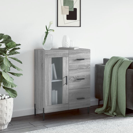 Sideboard Grau Sonoma 69,5x34x90 cm Holzwerkstoff - Pazzar.ch