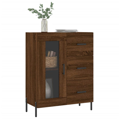 Sideboard Braun Eichen-Optik 69,5x34x90 cm Holzwerkstoff - Pazzar.ch