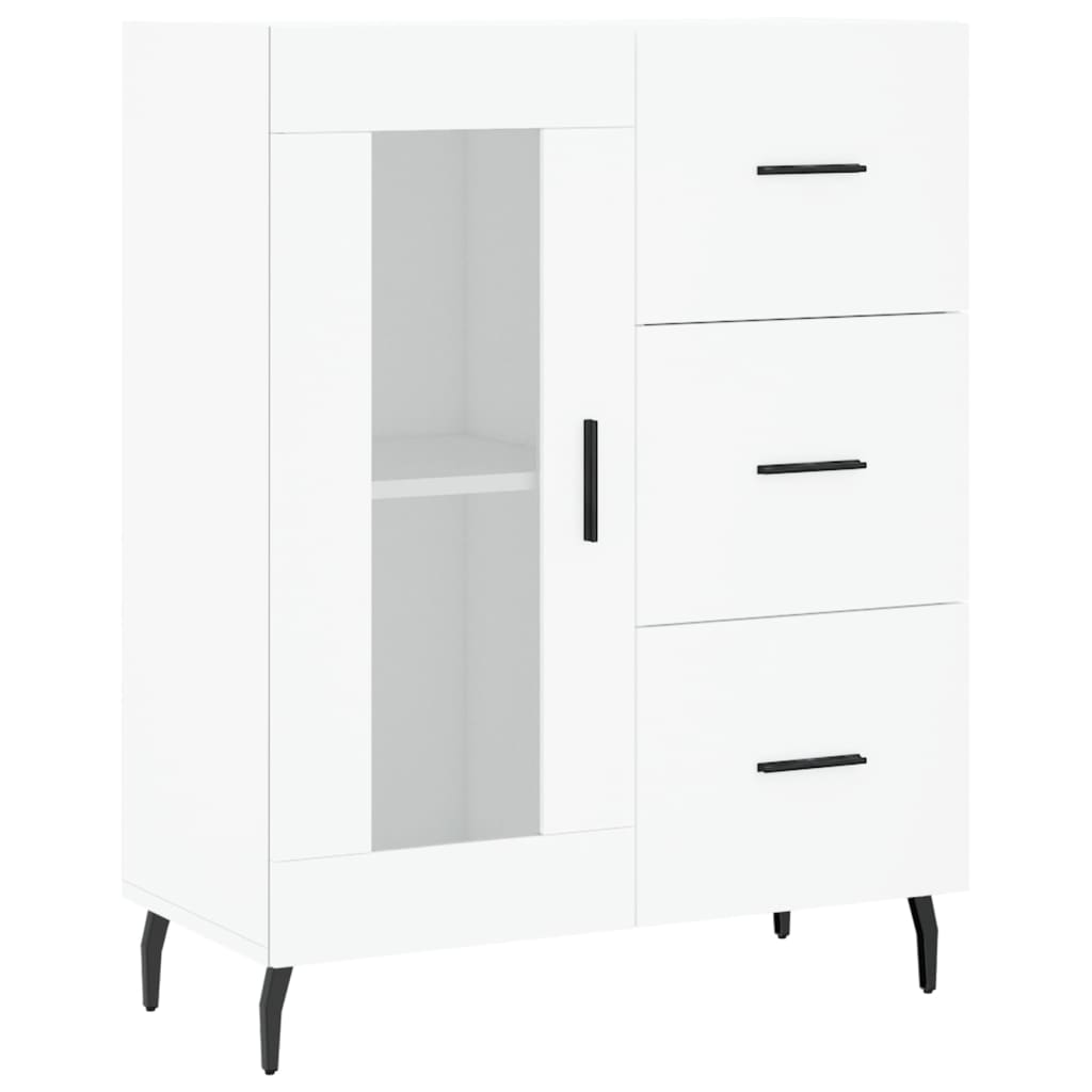Sideboard Weiß 69,5x34x90 cm Holzwerkstoff - Pazzar.ch