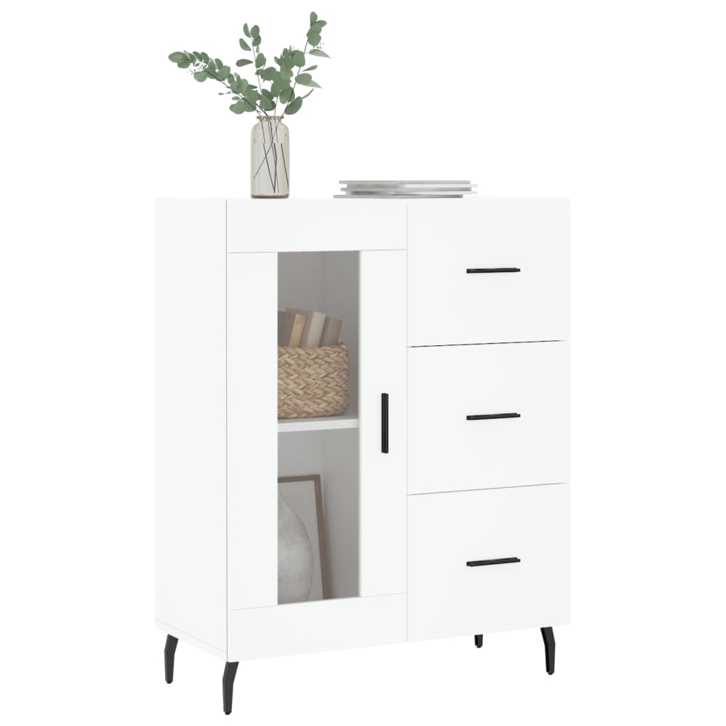 Sideboard Weiß 69,5x34x90 cm Holzwerkstoff - Pazzar.ch