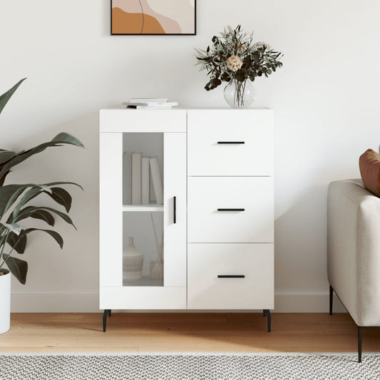 Sideboard Weiß 69,5x34x90 cm Holzwerkstoff - Pazzar.ch