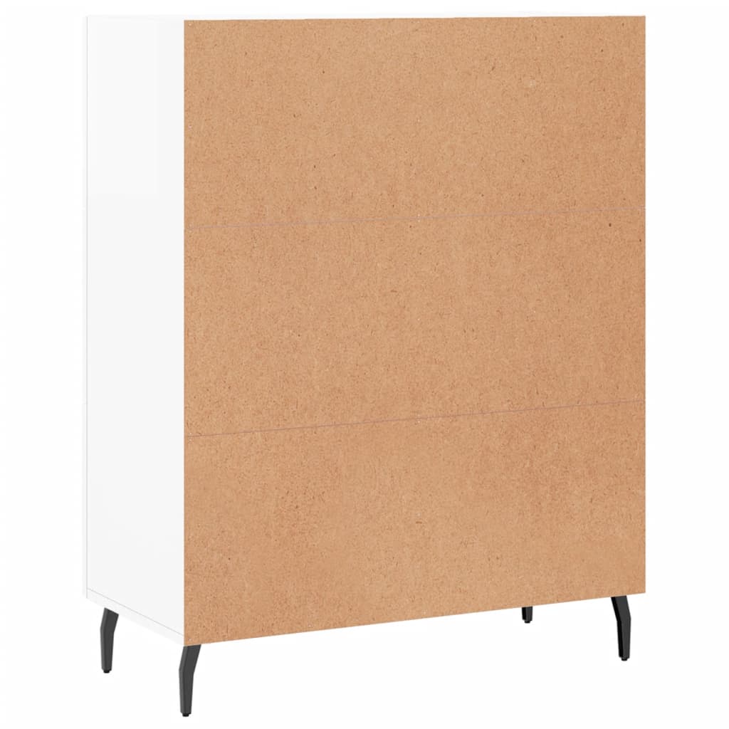 Sideboard Hochglanz-Weiß 69,5x34x90 cm Holzwerkstoff - Pazzar.ch