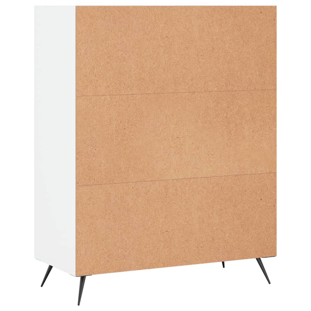 Bücherregal Weiß 69,5x32,5x90 cm Holzwerkstoff - Pazzar.ch