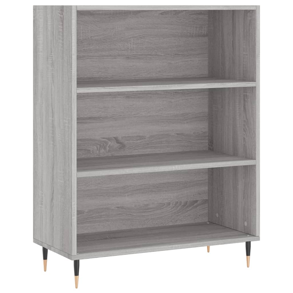 Bücherregal Grau Sonoma 69,5x32,5x90 cm Holzwerkstoff - Pazzar.ch