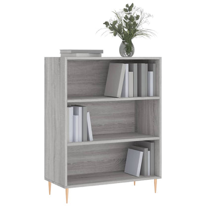 Bücherregal Grau Sonoma 69,5x32,5x90 cm Holzwerkstoff - Pazzar.ch