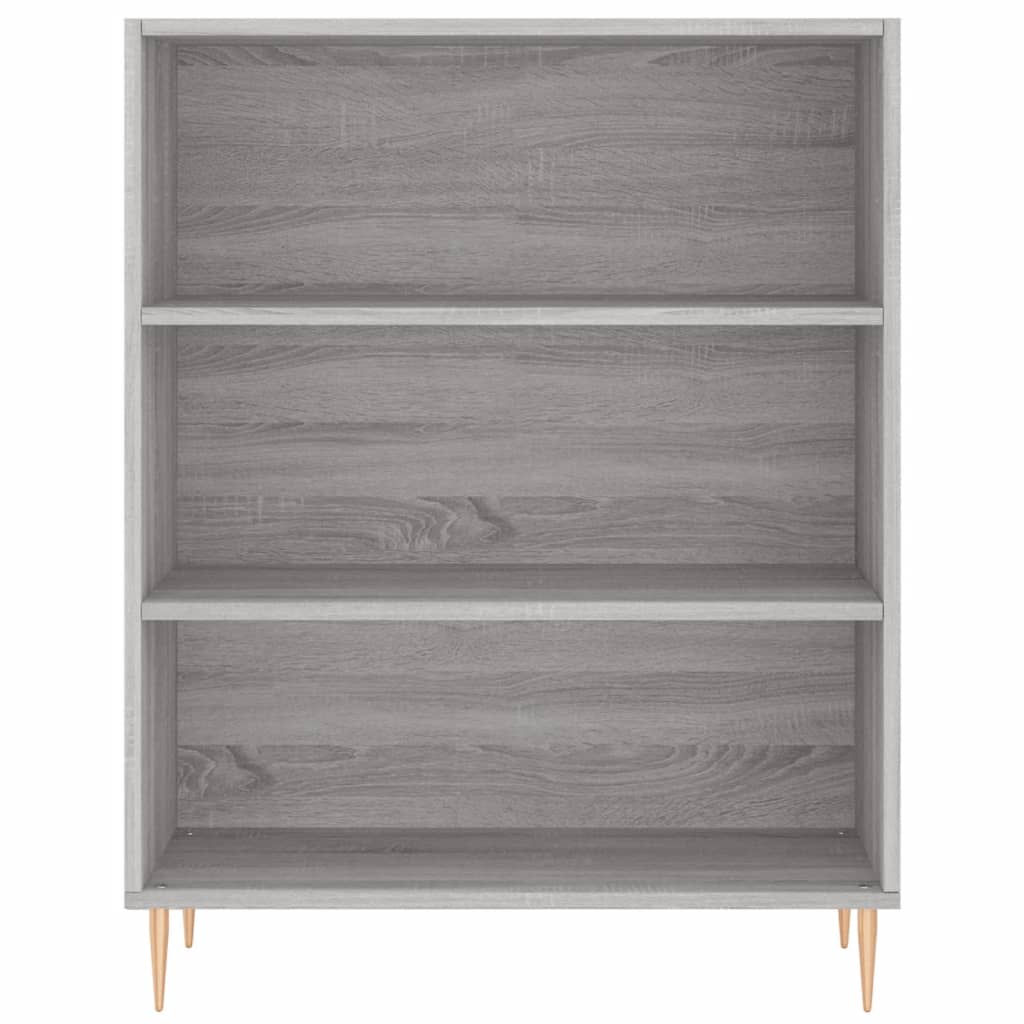 Bücherregal Grau Sonoma 69,5x32,5x90 cm Holzwerkstoff - Pazzar.ch