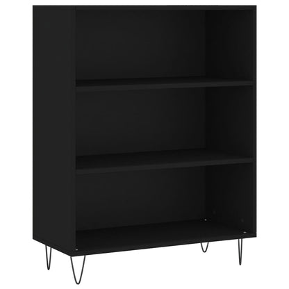 Bücherregal Schwarz 69,5x32,5x90 cm Holzwerkstoff - Pazzar.ch