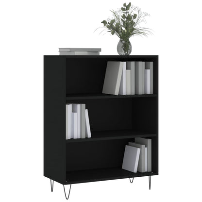 Bücherregal Schwarz 69,5x32,5x90 cm Holzwerkstoff - Pazzar.ch