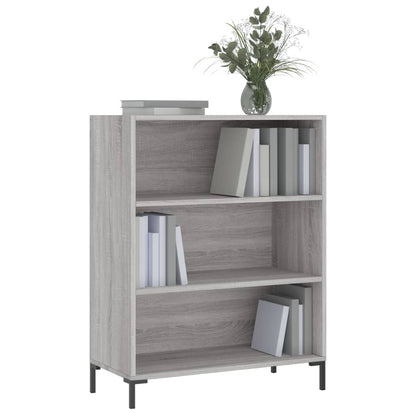 Bücherregal Grau Sonoma 69,5x32,5x90 cm Holzwerkstoff - Pazzar.ch