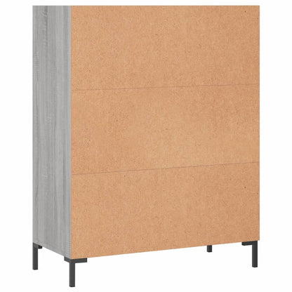 Bücherregal Grau Sonoma 69,5x32,5x90 cm Holzwerkstoff - Pazzar.ch