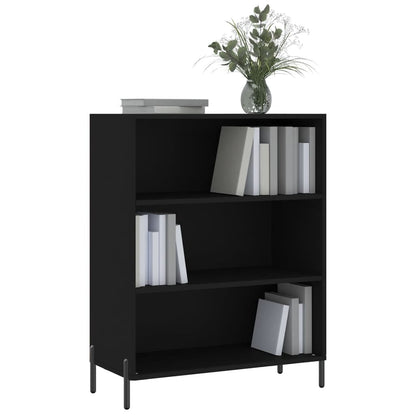 Regalschrank Schwarz 69,5x32,5x90 cm Holzwerkstoff - Pazzar.ch