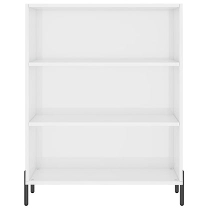 Regalschrank Hochglanz-Weiß 69,5x32,5x90 cm Holzwerkstoff - Pazzar.ch
