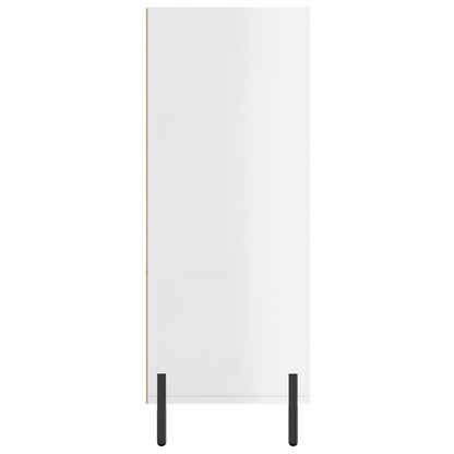 Regalschrank Hochglanz-Weiß 69,5x32,5x90 cm Holzwerkstoff - Pazzar.ch