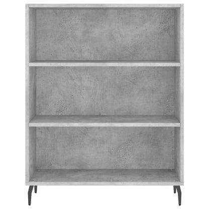 Regalschrank Betongrau 69,5x32,5x90 cm Holzwerkstoff - Pazzar.ch